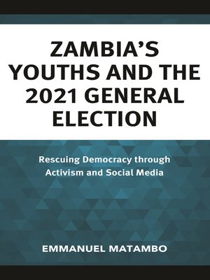 cover image of Zambia's Youths and the 2021 General Election